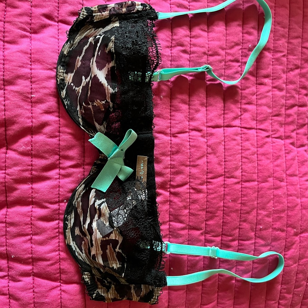 Sista Shei 32B Lace Leopard Bra